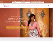 Tablet Screenshot of letgoletgoddess.com